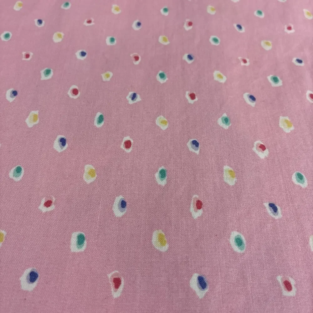 Vintage Needlepoint Growth Chart Pink Multi Bears Lollipop Bow Fabric Backed